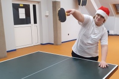 Mikołajkowy Turniej Tenisa Stołowego w internacie