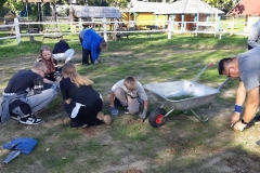 Uczniowie-wyrywaja-chwasty